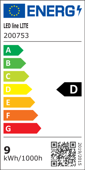 9w LED Einbau-Panell rund warmweiss 3000k nicht dimmbar